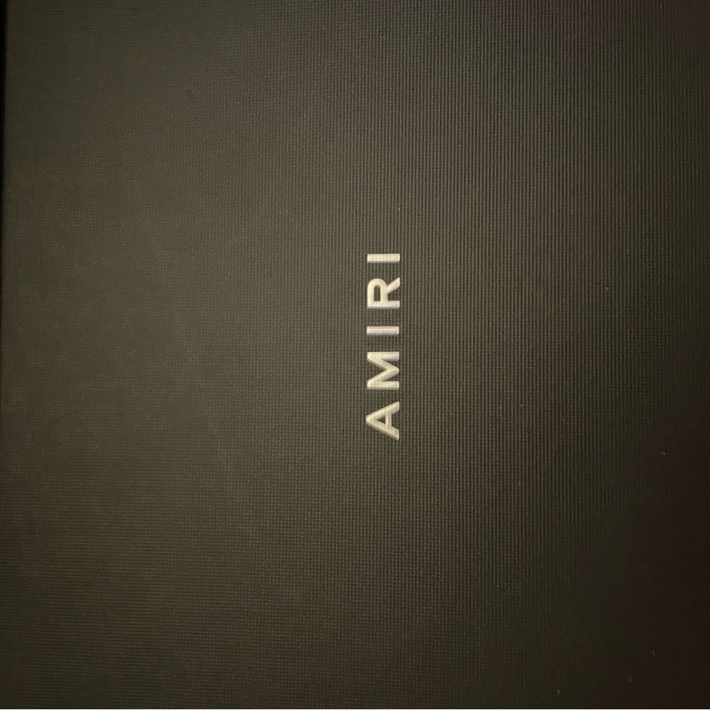 AMIRI Black with White Logo